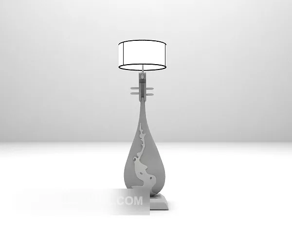 Vase Shaped Table Lamp Furniture 3d model Vase Shaped Table Lamp Furniture 3d model