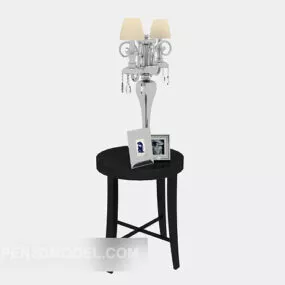 Table Lamp Set Side Table 3d model
