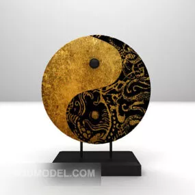 Taiji Decorative Artwork 3d model