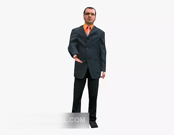 Talking Men Character 3d model Talking Men Character 3d model