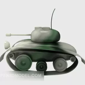 Cartoon Tank Toy 3d model