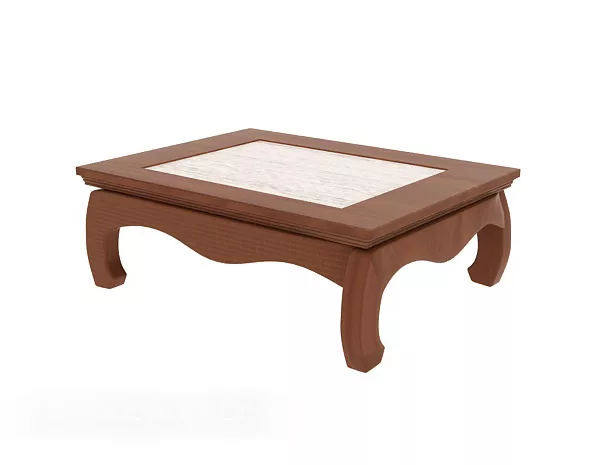 Tatami Coffee Table Wooden 3d model Tatami Coffee Table Wooden 3d model