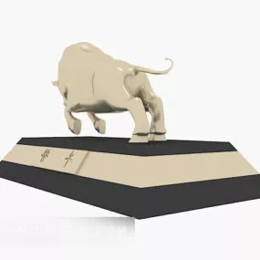 Taurus Figurine Tableware 3d model