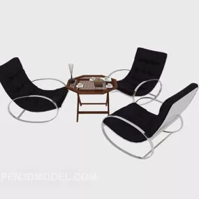 Tea Table Sofa Furniture Set 3d model