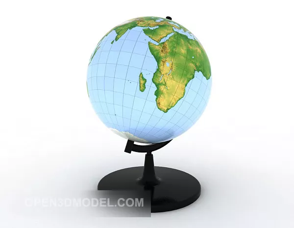 Teaching Globe Furniture 3d model Teaching Globe Furniture 3d model