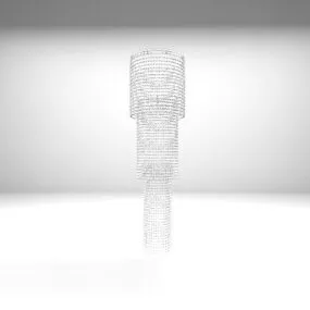 Three-layer Chandelier Lighting 3d model
