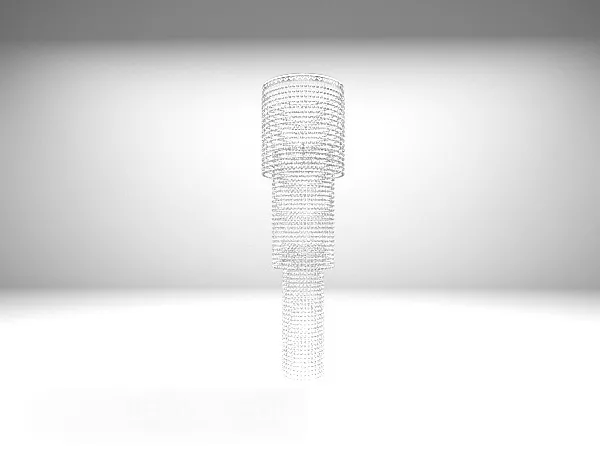 Three-layer Chandelier Lighting 3d model Three-layer Chandelier Lighting 3d model