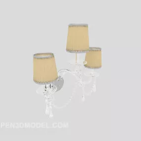 Three-way Wall Lamp 3d model