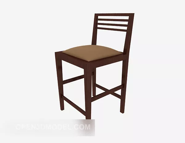 Country Style Solid Wood Home Chair 3d model Country Style Solid Wood Home Chair 3d model