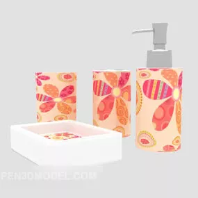 Toiletries Sanitary Accessories 3d model