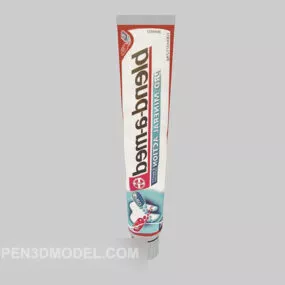 Toothpaste 3d model