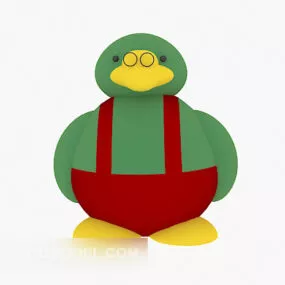 Stuff Toy Penguin 3d model