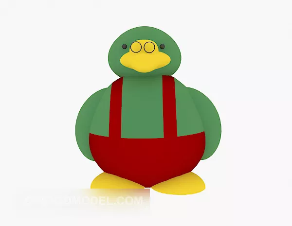 Stuff Toy Penguin 3d model Stuff Toy Penguin 3d model