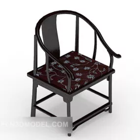 Traditional Chinese Armchair Furniture 3d model