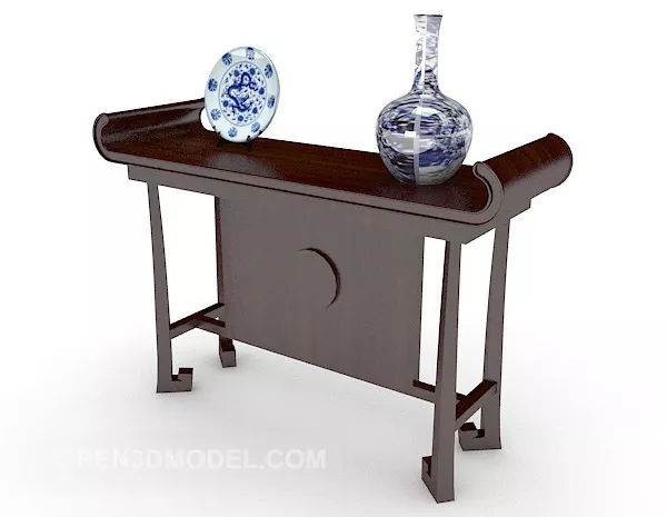 Traditional Chinese Table Furniture 3d model Traditional Chinese Table Furniture 3d model