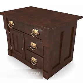 Traditional European Home Cabinet 3d model