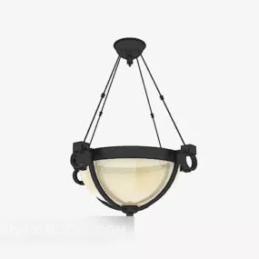 Traditional European Home Chandelier 3d model