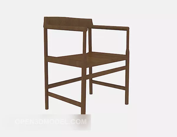 Traditional Armchair 3d model Traditional Armchair 3d model