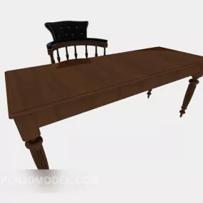 Traditional Desk 3d model