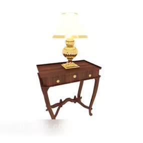 Traditional Style Side Table 3d model