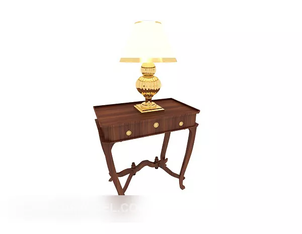 Traditional Style Side Table 3d model Traditional Style Side Table 3d model