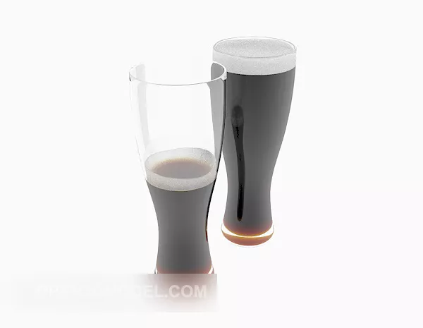 Transparent Wine Glass 3d model Transparent Wine Glass 3d model