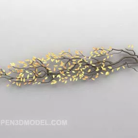 Dry Tree Wall Decorative 3d model