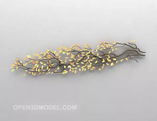 Dry Tree Wall Decorative 3d model Dry Tree Wall Decorative 3d model