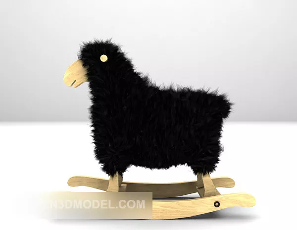 Doll Character And Dollpram 3d model