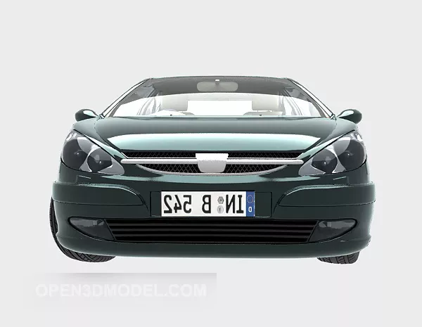 Trolley Sedan Car 3d model Trolley Sedan Car 3d model