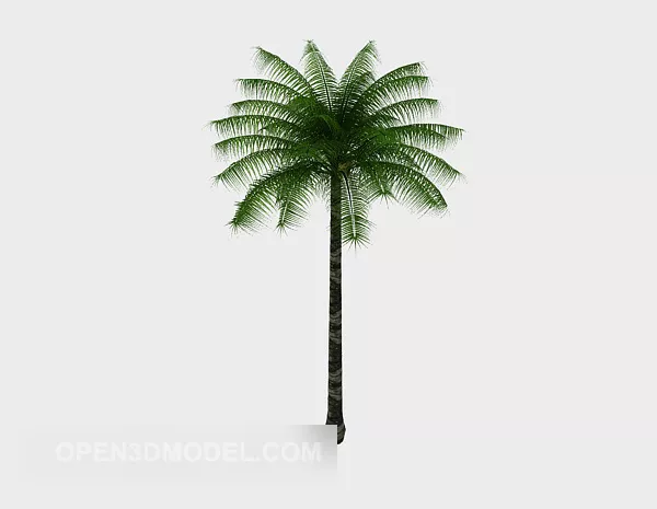 Tropical Palm Tree Lowpoly 3d model Tropical Palm Tree Lowpoly 3d model