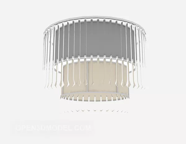 Two-layer Chandelier Furniture 3d model Two-layer Chandelier Furniture 3d model