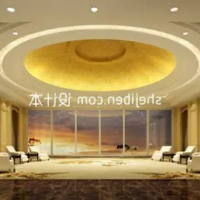 Vip Reception Hall Room 3d model