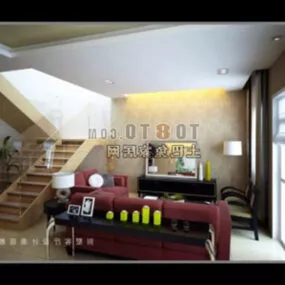 Villa Furniture Modern 3d model