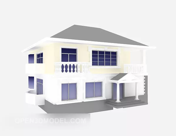Modern Villa Exterior 3d model Modern Villa Exterior 3d model