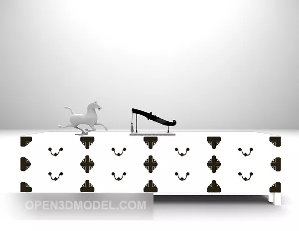 Elegant Vintage European Tv Cabinet 3d model Elegant Vintage European Tv Cabinet 3d model