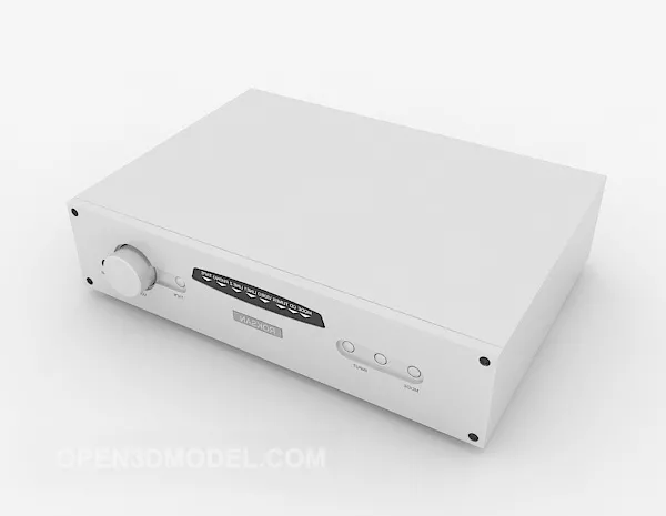 Vintage Vcd Device 3d model Vintage Vcd Device 3d model