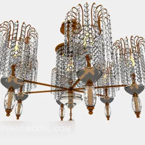 Vintage Gorgeous Crystal Chandelier 3d model