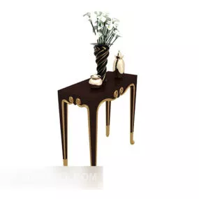 Vintage-style Side Table 3d model