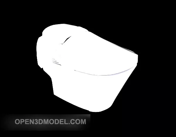 Lavatory Pan Modern 3d model