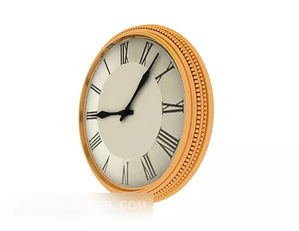 Vintage Wall Clock Pendulum 3d model