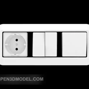 Electric Wall Switch 3d model