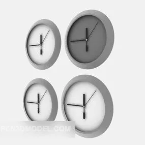 Wall Wall Wall Clock Furniture 3d model