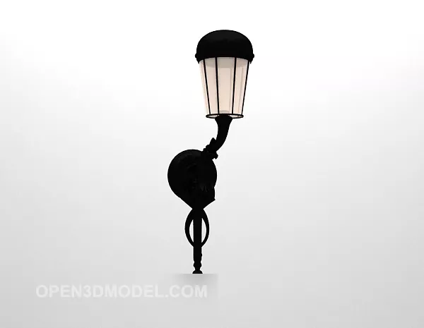 Wall Lamp Iron 3d model Wall Lamp Iron 3d model