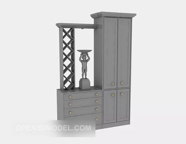 Wardrobe Furniture 3d model Wardrobe Furniture 3d model