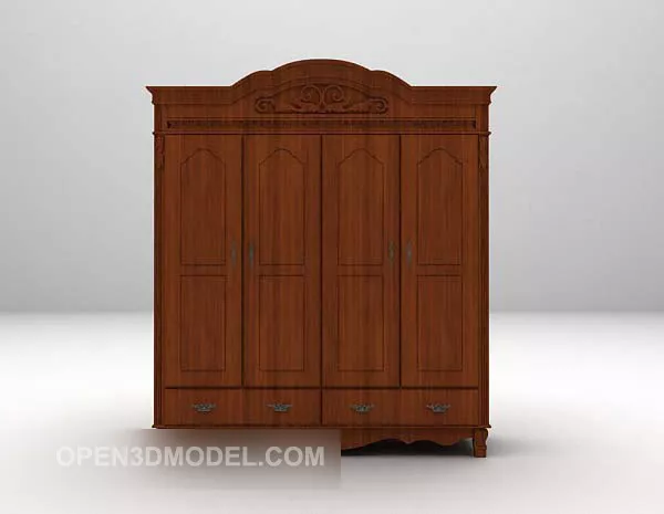 Wardrobe Ambianta With Mirror 3d model