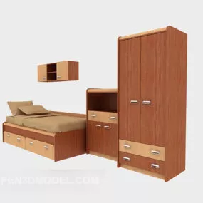 Wardrobe, Locker Overall 3d model