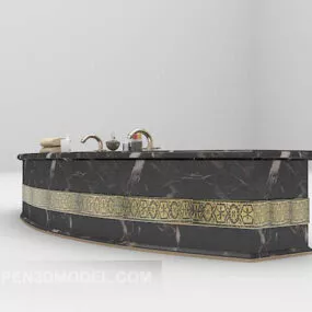 Wash Basin Large Size 3d model