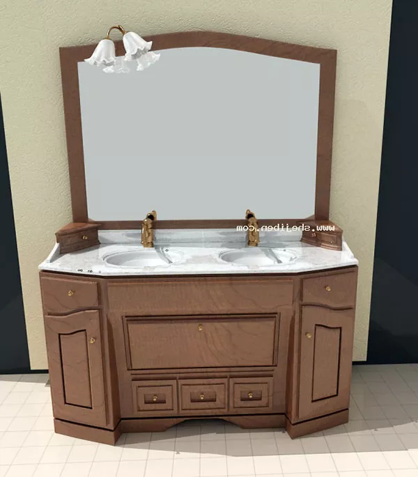 Mirror Cabinet With Light 3d model
