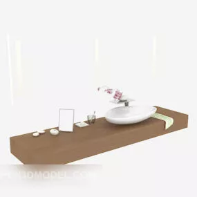 Washbasin, Washbasin Rack 3d model
